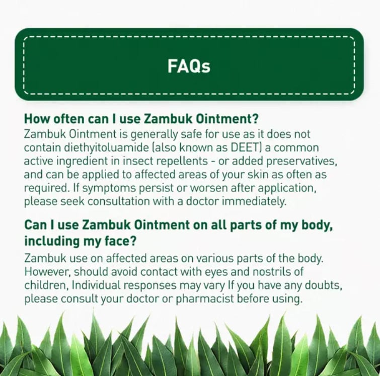 ZamBuk Balm 36g Pack of 3 - Traditional Thai Herbal First Aid Ointment