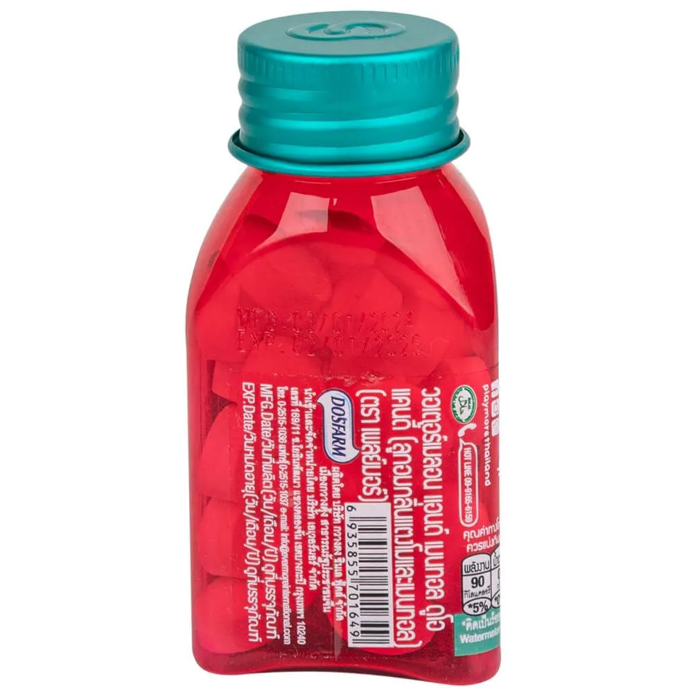 Playmore Watermelon & Menthol Candy Bottle 22g - Pack of 6