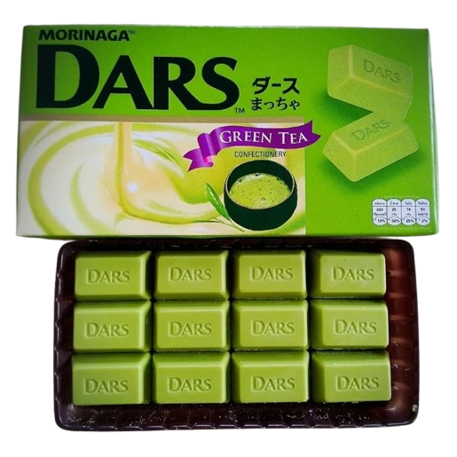 Morinaga Dars Green Tea Chocolate 42g – Premium Matcha Flavor (Pack of 6)