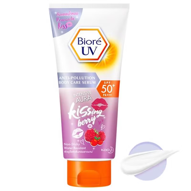 Biore UV Body Care Serum SPF 50+ PA+++ with Anti-Pollution & Brightening Features - 150ml