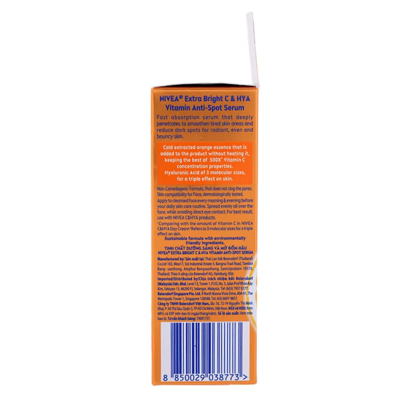 Nivea Bright C & Hya Anti-Spot Serum 30ml – Brightening & Hydrating
