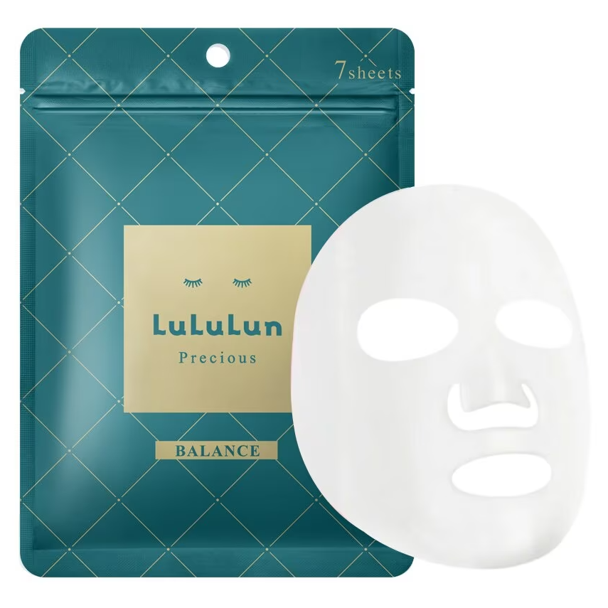 Lululun Precious Balance Face Mask – 21 Sheets, Made in Japan