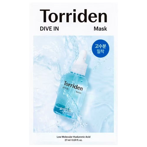 Torriden Dive In Low Molecule Hyaluronic Acid Mask Sheet - 27ml (Pack of 6)