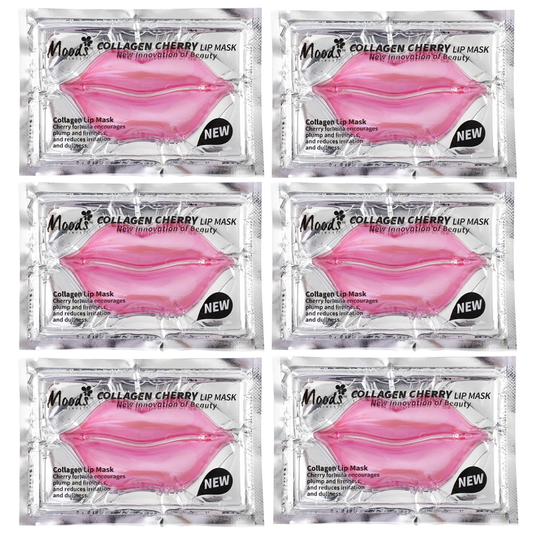 Moods Skin Care - Collagen Cherry Lip Mask 8g. (Pack of 6)