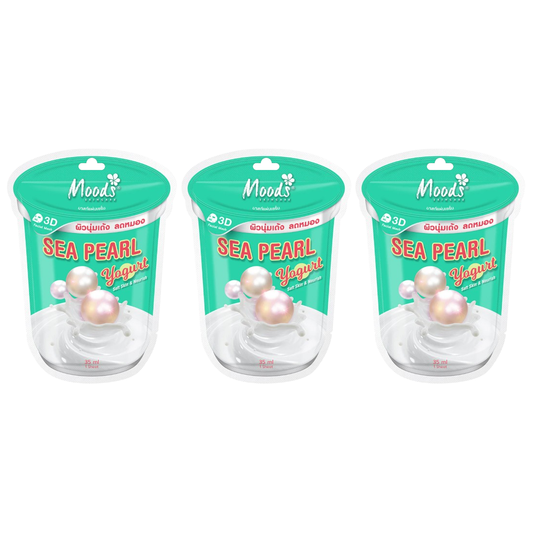 Moods Skin Care - Sea Pearl Yogurt Mask 35ml. (Pack of 3)
