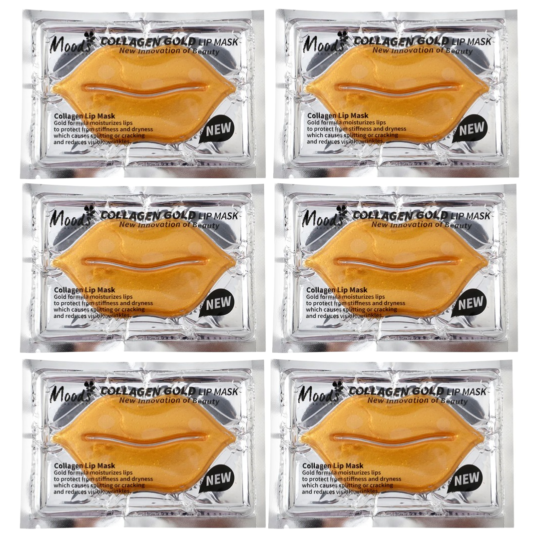 Moods Skin Care - Collagen Gold Lip Mask 8g. (Pack of 6)