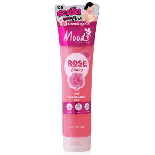 Moods Skin Care - Rose Glowing Dry Cleansing Gel 350ml.