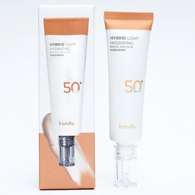 Kanda Hybrid Light Hydrating Broad Spectrum Sunscreen - Beige 30ml