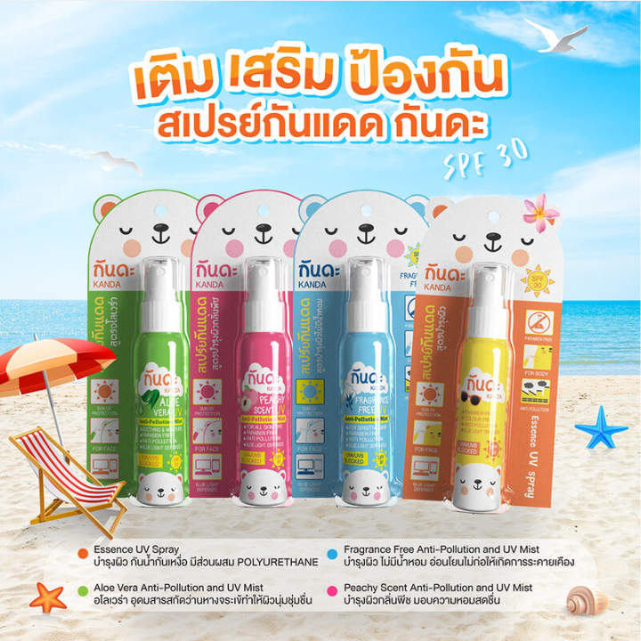 Kanda Peachy Scent Anti-Pollution & UV Mist 45ml
