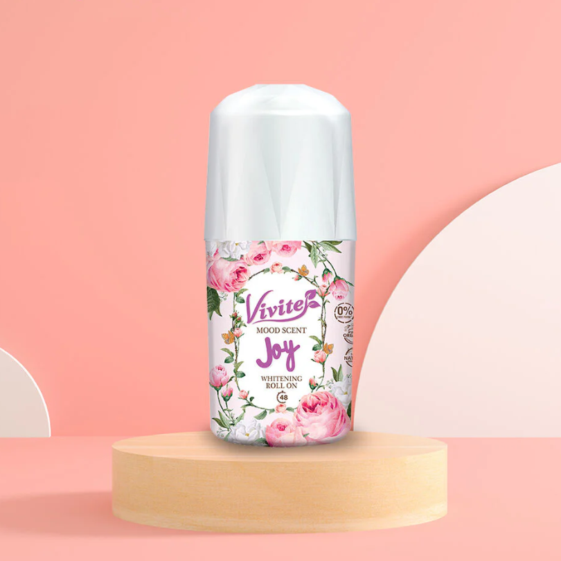 Vivite Pink Whitening Roll-On Deodorant 25ml – Pack of 2