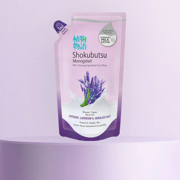 Shokubutsu Monogatari Softening Lavender & Hokkaido Milk Refill 500ml