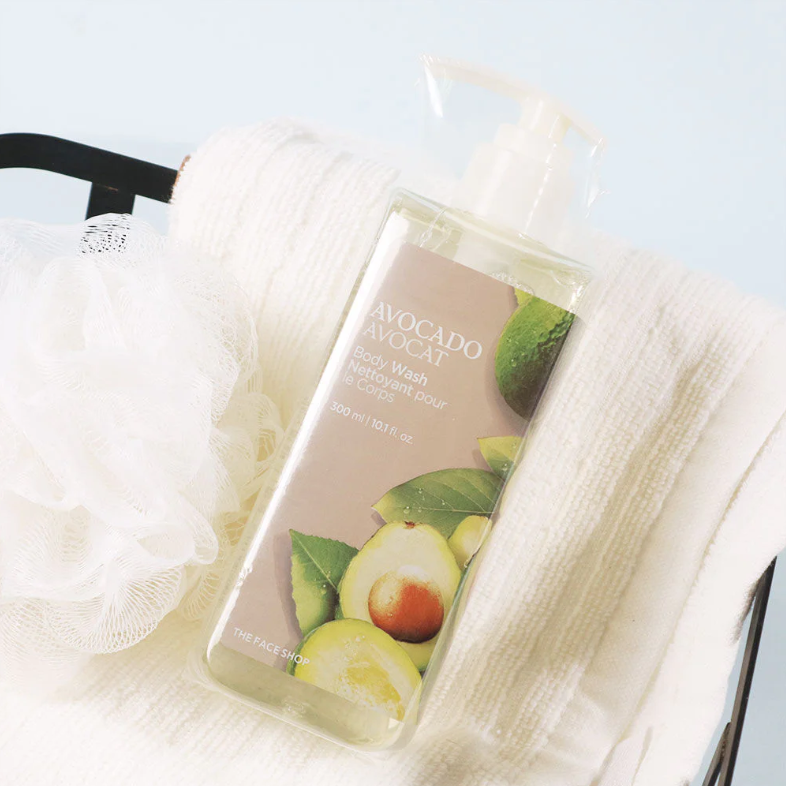 The Face Shop Avocado Body Wash – 300ml for Nourished, Smooth Skin