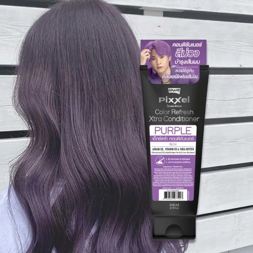 Lolane Pixxel Color Refresh Xtra Conditioner - Purple 200ml