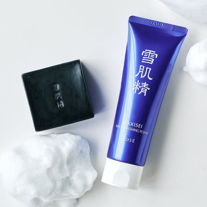KOSE Sekkisei White Washing Foam - 130g for Bright, Clear Skin