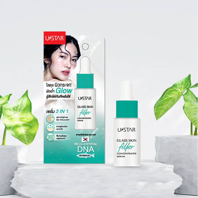 U-Star Glass Skin Filler Concentrated Serum 8g - Hydrate & Revitalize