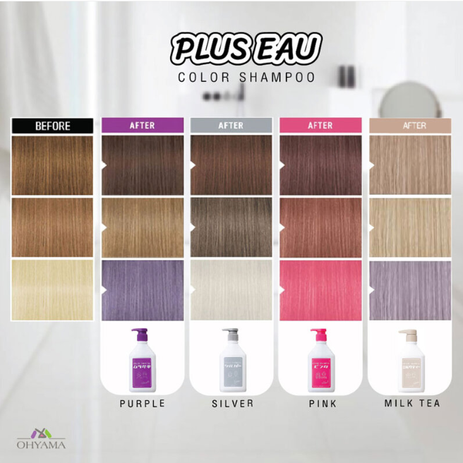 Plus Eau Purple Color Shampoo 280ml – Nourish & Neutralize Brassiness