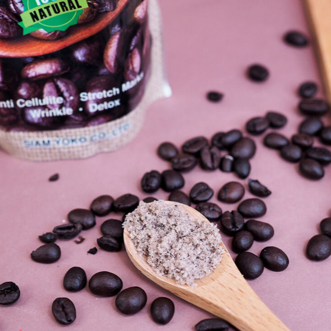 Yoko Gold Coffee Salt Scrub 280g - Exfoliating Body Scrub for Smooth Skin