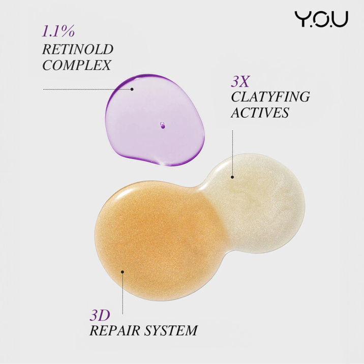 Y.O.U Reeffect Boost Retinol Moisturizer - 50g for Radiant Skin