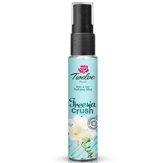 Twelve - Plus Body & Hair Perfume Mist, Freesia Crush 25ml.