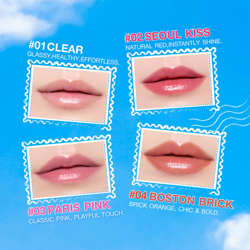 MizuMi - Boston Brick Skincare UV Lip Glassy Balm 3.5g.