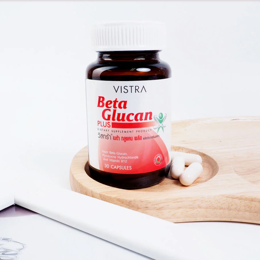 Vistra Beta Glucan 30 Capsules - Immune Support Supplement