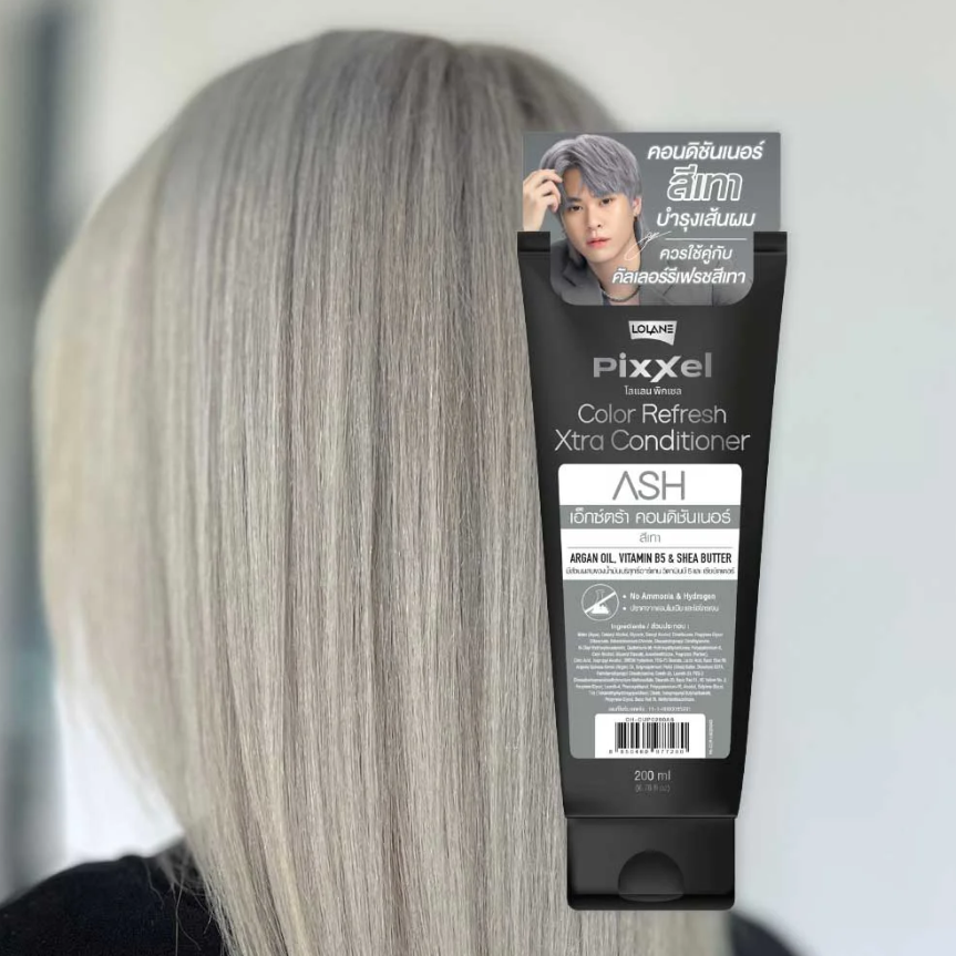 Lolane Pixxel Color Refresh Xtra Conditioner - Ash 200ml