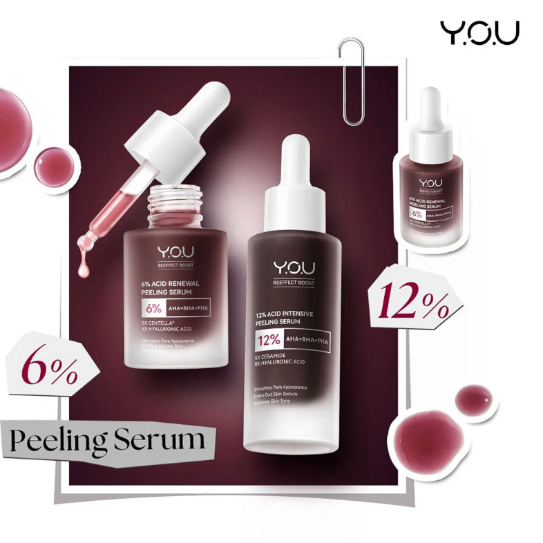 Y.O.U Reeffect Boost 12% Acid Intensive Peeling Serum - 30g for Radiant Skin