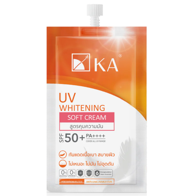KA UV Whitening Soft Cream SPF50+ PA++++ - 7g (Pack of 3)