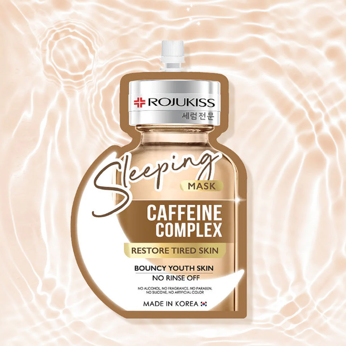 Rojukiss Caffeine Complex Sleeping Mask – 20ml (Pack of 6)