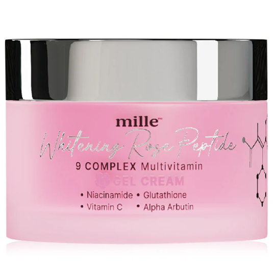 Mille - Whitening Rose Peptide 9 Complex Gel Cream 50g.