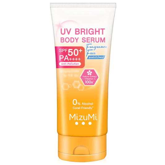 MizuMi - UV Bright Body Serum Fragrance Free 180ml.