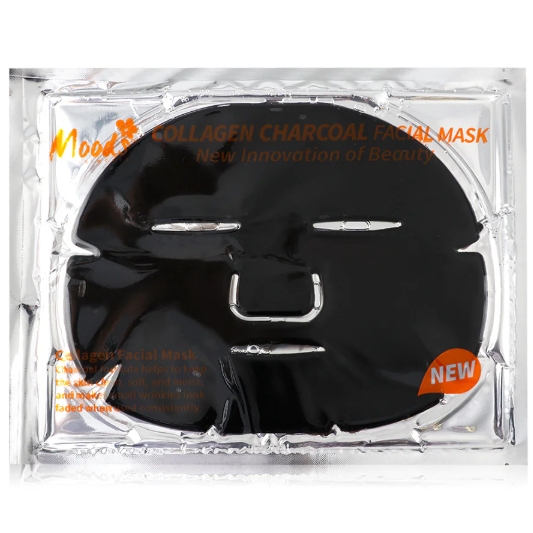 Moods Skin Care - Collagen Charcoal Facial Mask 60g. (Pack of 3)