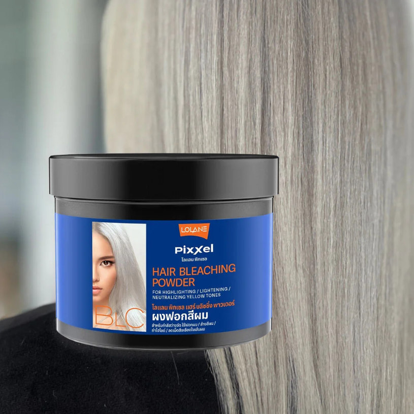 Lolane Pixxel Hair Bleaching Powder 350g - Professional Lightening for Stunning Blonde Shades