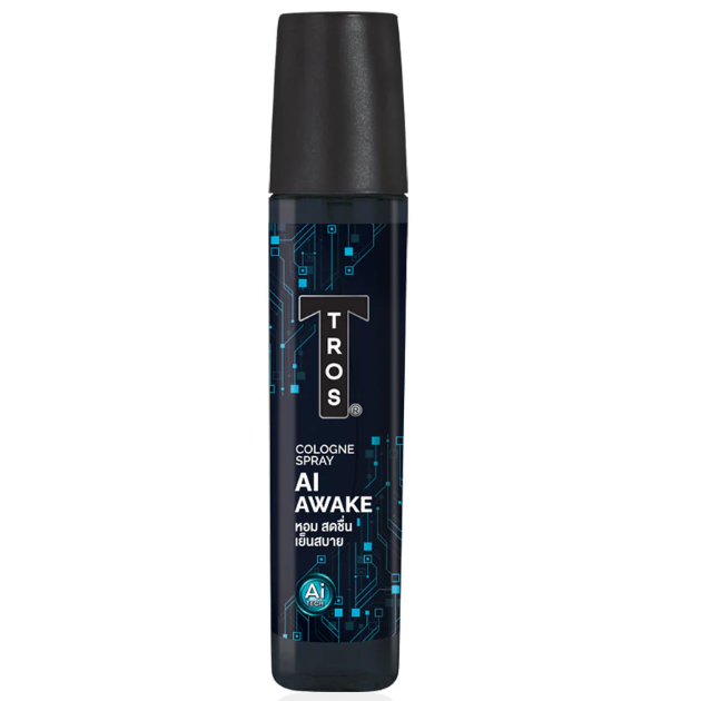 TROS Black Cologne Spray AI Awake 100ml – Refreshing Men's Fragrance