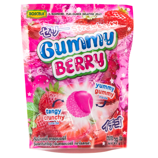 Rosela Gummy Mix (3 Flavors) - 39g Pack