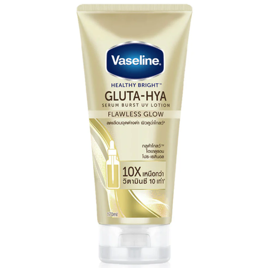 Vaseline - Healthy Bright Gluta-Hya Serum Burst Lotion Flawless Glow 170ml.