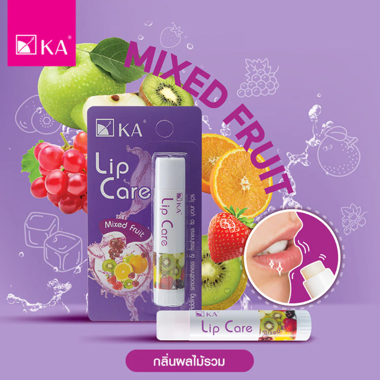 KA Lip Care Balm | Mixed Fruit Flavour 3.5g