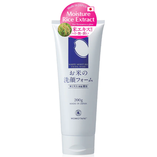 Momotani - White Moisture Facial Wash 200g.