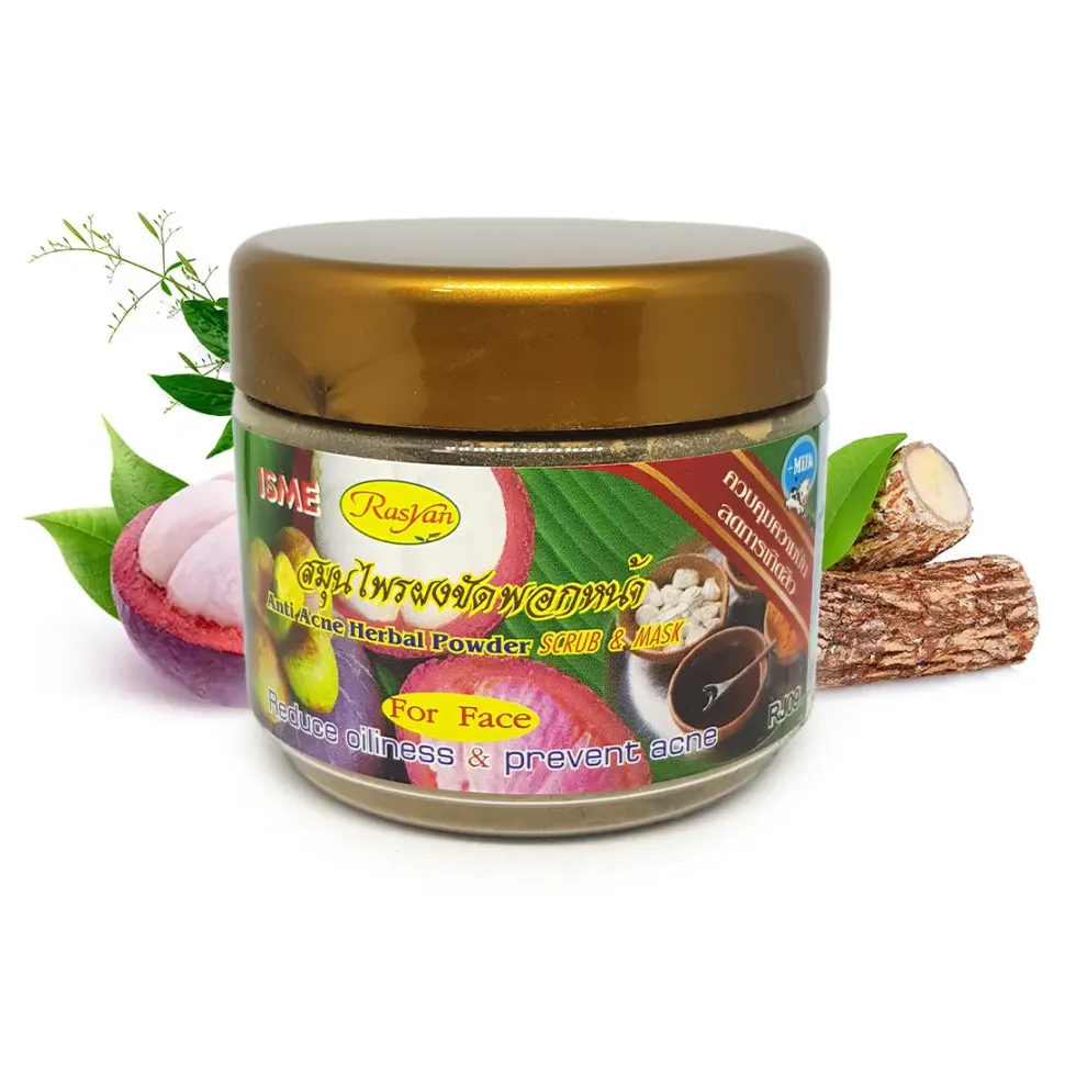 ISME Anti-Acne Herbal Face Scrub & Mask with Mangosteen Peel - 80g
