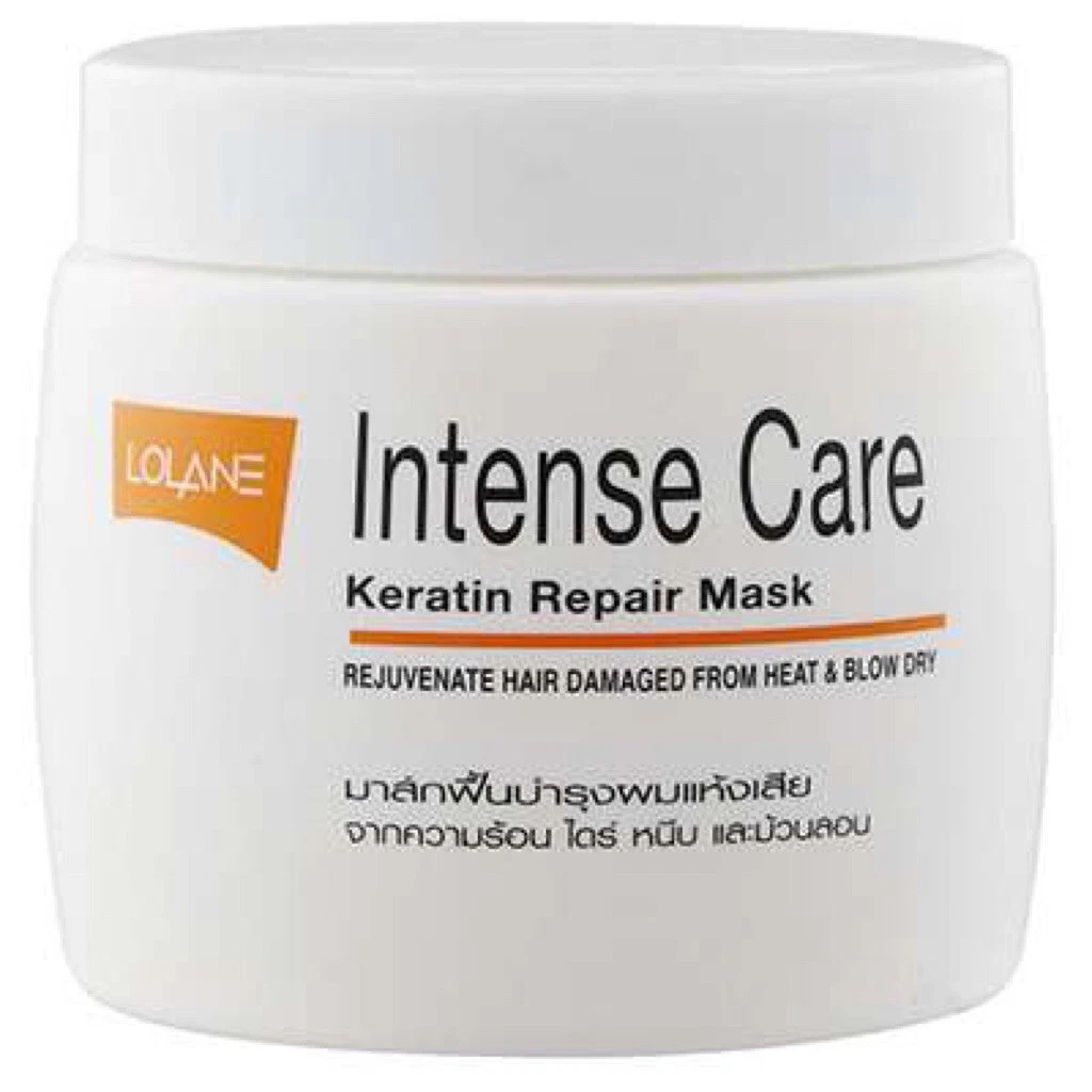 Lolane Intense Care Keratin Repair Mask - Rejuvenate and Protect Damaged Hair 200g