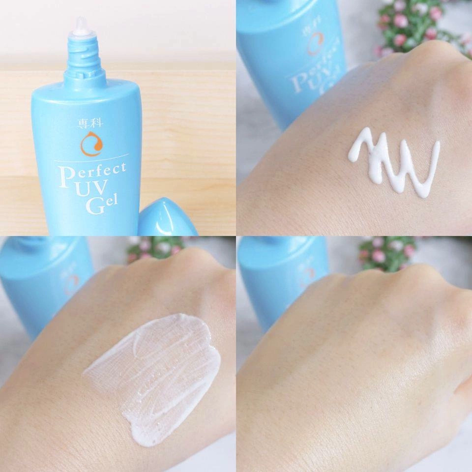 Senka Perfect UV Gel A SPF50+ PA++++ 80ml – Lightweight, Waterproof Sun Protection