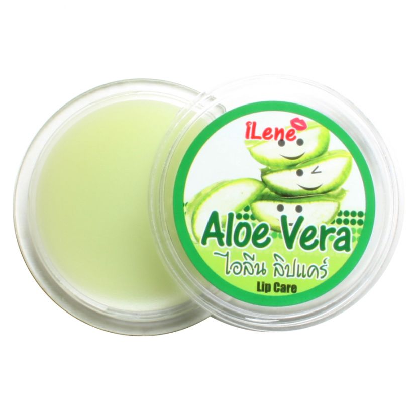 iLene Aloe Vera Natural Lip Balm – Nourishing Moisturizer 10g (Pack of 8)