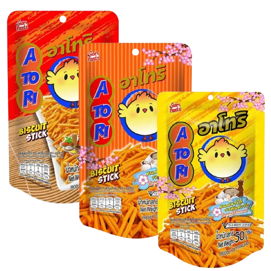 Atori Chicken Legs - Spicy & Original Flavors - 25g & 50g Pack of 3