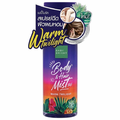 Baby Bright Warm Twilight Body & Hair Mist 50ml - Nourishing Fragrance for All Ages