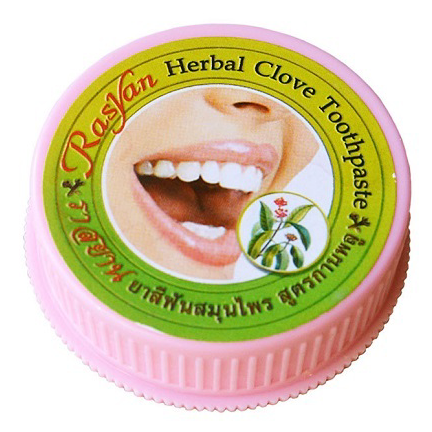Rasyan Herbal Clove Toothpaste - 25g | Pack of 3 - Made in Thailand