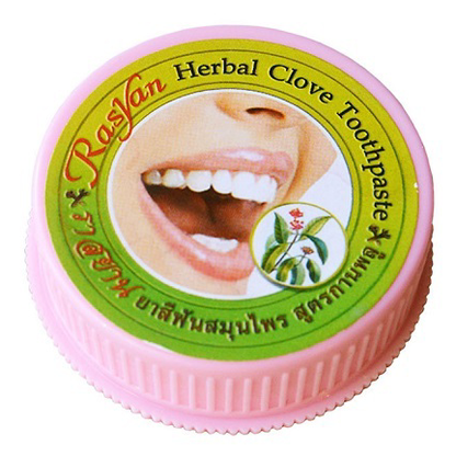Rasyan Herbal Clove Toothpaste - 25g | Pack of 3 - Made in Thailand