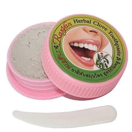 Rasyan Herbal Clove Toothpaste - 25g | Pack of 3 - Made in Thailand
