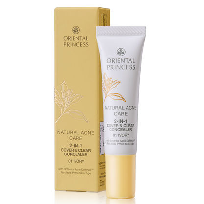Oriental Princess Natural Acne Care 2-in-1 Cover & Clear Concealer 10g