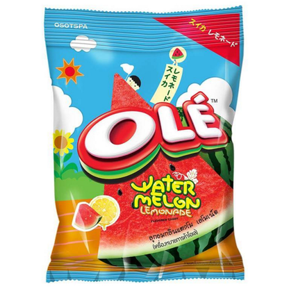 Olé Watermelon Lemonade Candy 25g – Pack of 12 Bags