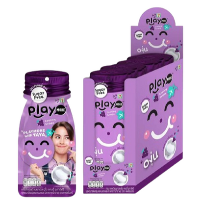 Playmore Grape Menthol Candy Sachets - 12g (Pack of 12)